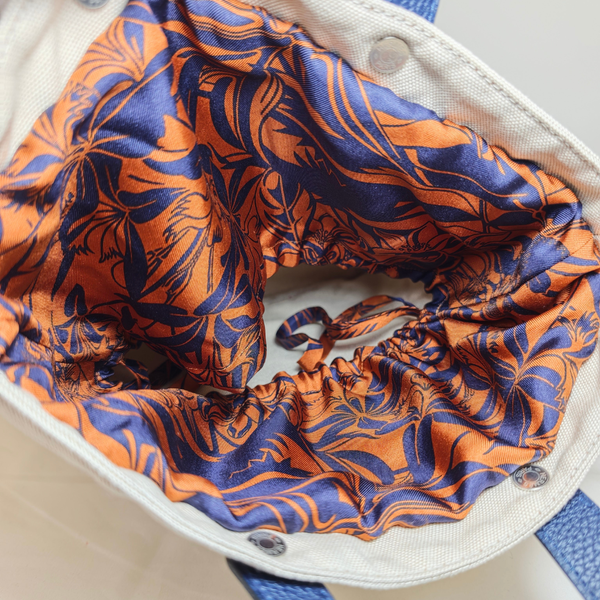 Load image into Gallery viewer, HERMÈS Petit H Toile Ash Tote Bag