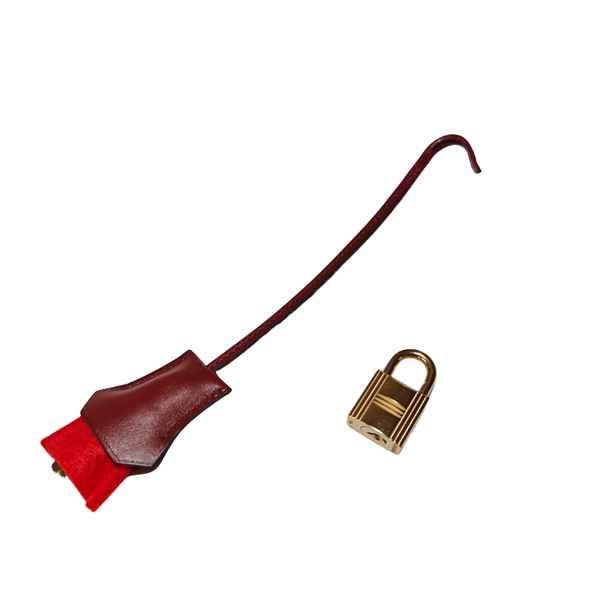 이미지를 갤러리 뷰어에 로드 , HERMES Kelly 32 Retourne Box Calf Red Square E Stamp 2001