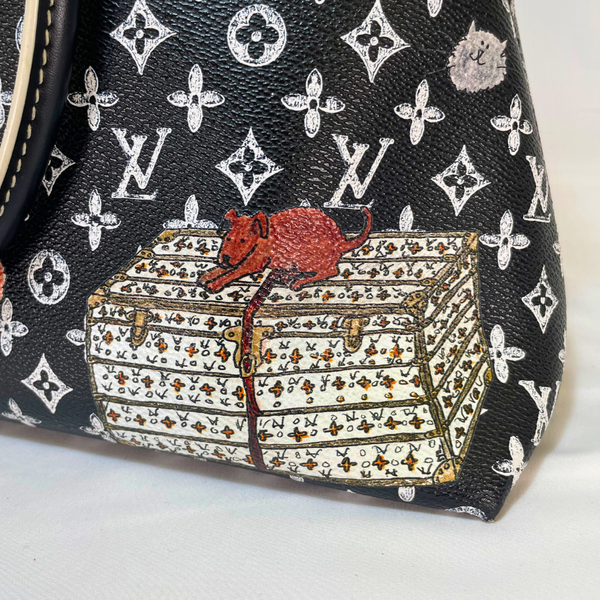 将图片加载到图库查看器,LOUIS VUITTON Limited Edition Catogram Canvas Alma Souple Bag