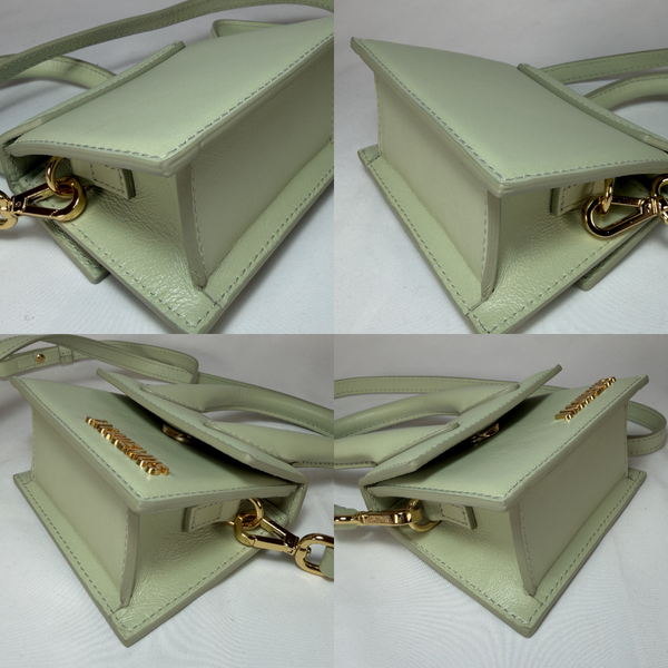 이미지를 갤러리 뷰어에 로드 , JACQUEMUS Light Green Top Handle Bag