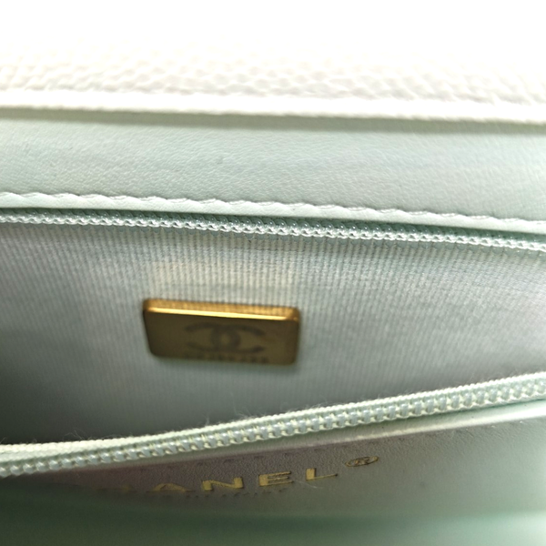 Load image into Gallery viewer, CHANEL 26 Baby Blue Preppy CC Shoulder Bag