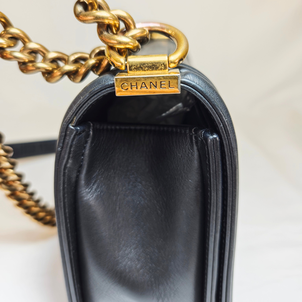 Load image into Gallery viewer, CHANEL Crocodile Leather Flap Boy Bag