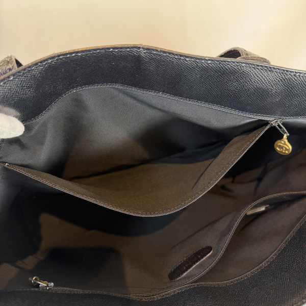 将图片加载到图库查看器,CHANEL Vintage Caviarskin Leather Tote Bag