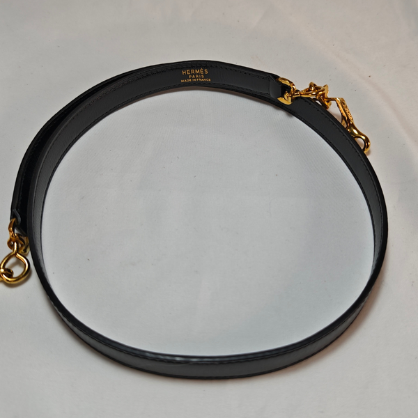 Load image into Gallery viewer, HERMES Kelly 28 Box Calf Black Circle R Stamp 1988