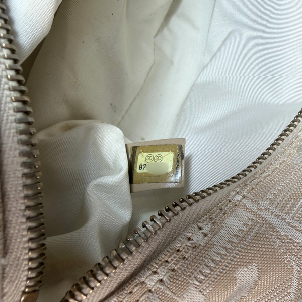 Load image into Gallery viewer, CHANEL Vintage Beige New Travel Mini Boston Bag