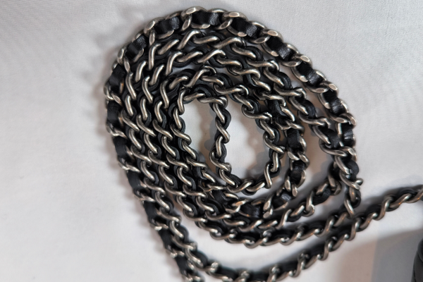 Load image into Gallery viewer, CHANEL Gabrielle Wallet on Chain Quilted Aged Calfskin