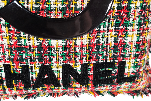 Load image into Gallery viewer, CHANEL  No. 5 Shopping Tote Tweed Large