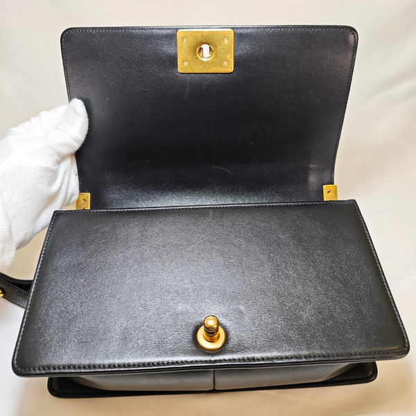 Load image into Gallery viewer, CHANEL Crocodile Leather Flap Boy Bag