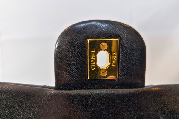 Load image into Gallery viewer, CHANEL Classic Flap Shoulder Bag Matelasse Chain Lambskin Beige Gold Hardware