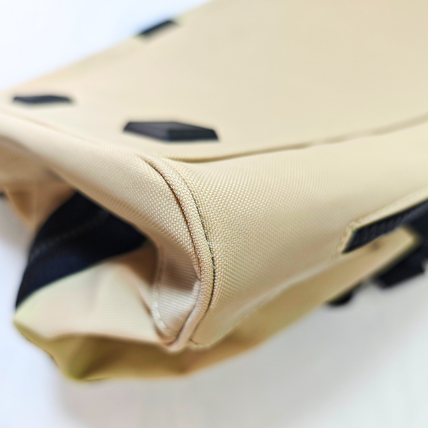 Load image into Gallery viewer, CHANEL Sport Line Boston Travel Nylon Duffle Bag Black Beige CC Logo