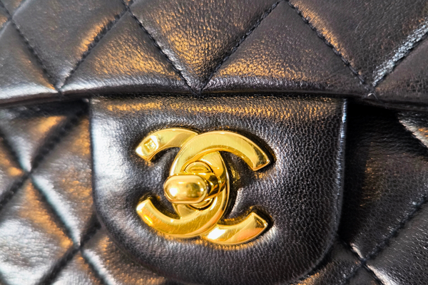 Load image into Gallery viewer, CHANEL Classic Flap Shoulder Bag Matelasse Chain Lambskin Beige Gold Hardware