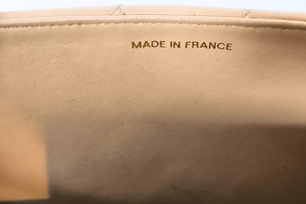 이미지를 갤러리 뷰어에 로드 , CHANEL Diana Matelasse Chain Shoulder Bag  Lamb leather Beige Black