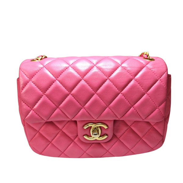Load image into Gallery viewer, CHANEL Mini Matelasse Pink Heart Chain Flap Bag