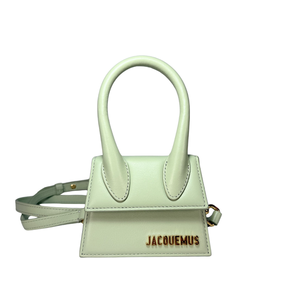 이미지를 갤러리 뷰어에 로드 , JACQUEMUS Light Green Top Handle Bag