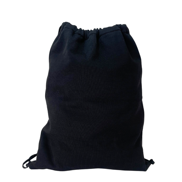 将图片加载到图库查看器,CHANEL 2003 Sport Line Cotton Drawstring Backpack Black Beige CC Logo