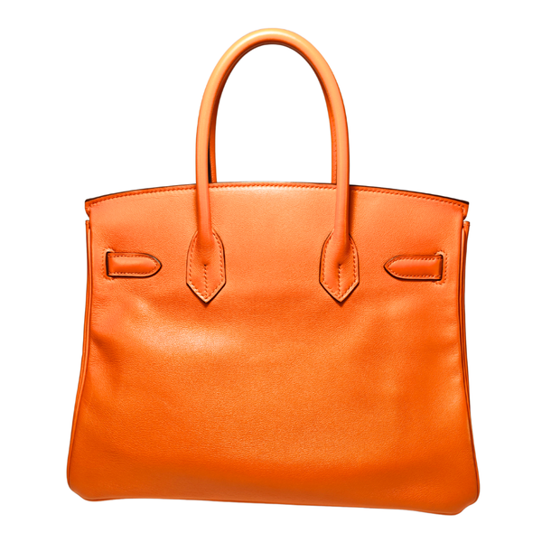 이미지를 갤러리 뷰어에 로드 , HERMES Birkin 30 Veau Gulliver Orange Square L 2008