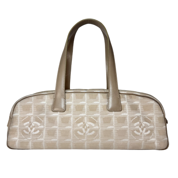 Load image into Gallery viewer, CHANEL Vintage Beige New Travel Mini Boston Bag