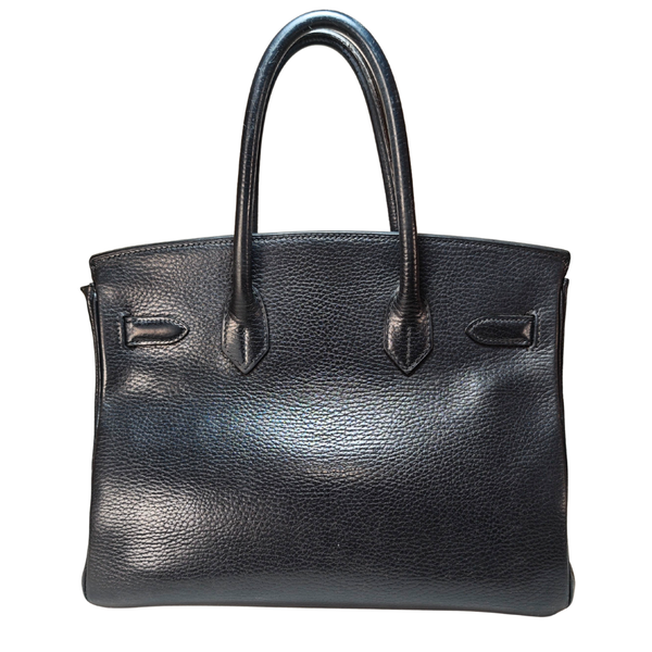 Load image into Gallery viewer, HERMES Birkin 30 Taurillon Leather Black Square G Stamp 2003