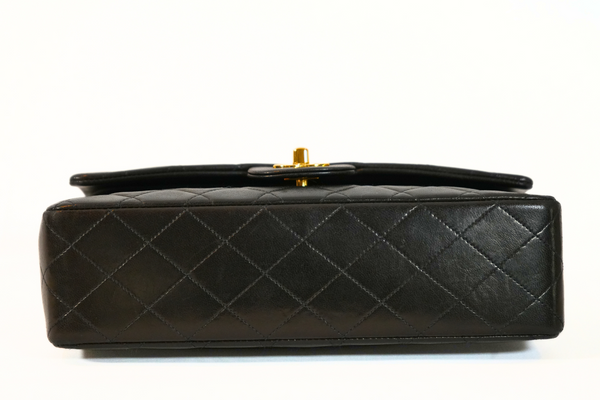 Load image into Gallery viewer, CHANEL Classic Flap Shoulder Bag Matelasse Chain Lambskin Beige Gold Hardware