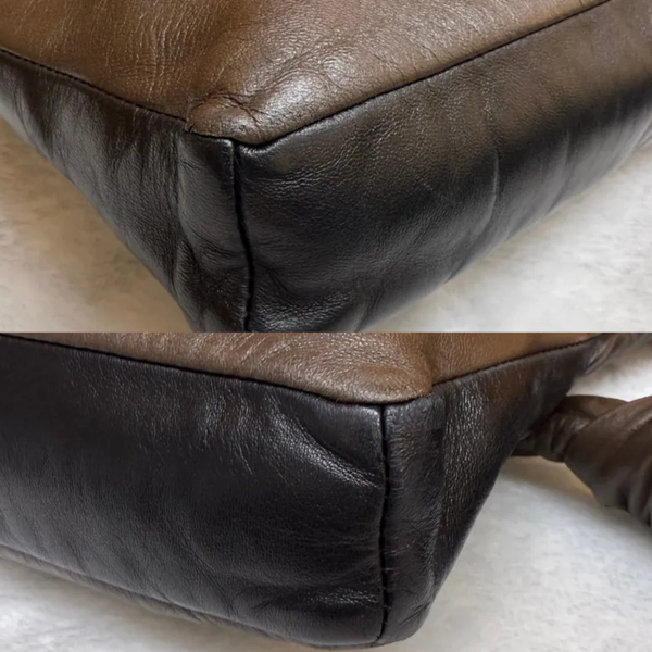 将图片加载到图库查看器,CHANEL Vintage Girl Dark Brown Leather Bag