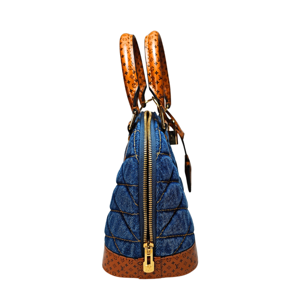 Load image into Gallery viewer, LOUIS VUITTON Malletage Denim Alma 25 M55048