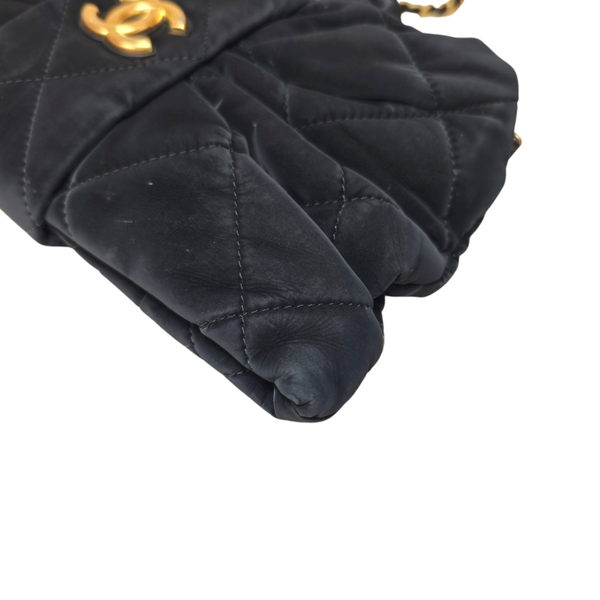 Load image into Gallery viewer, CHANEL Mini Velvet Black Bow Bag AS5849
