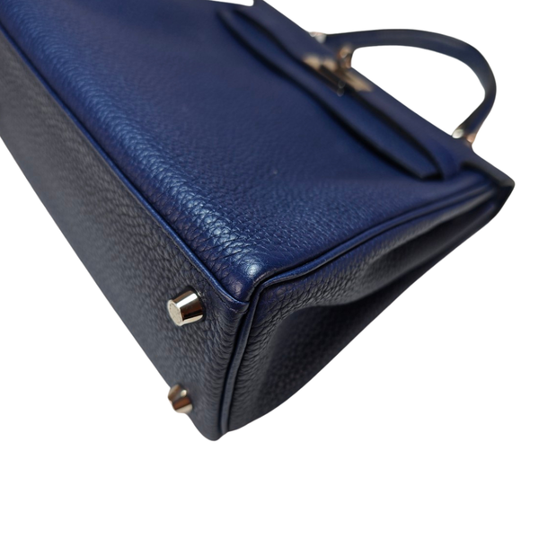Load image into Gallery viewer, HERMES Kelly 25 Blue Nuit Togo Bag K stamp 2025