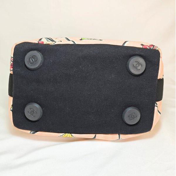 将图片加载到图库查看器,CHANEL 2003-2004 Pink Parfait Ice Cream Sundae Hobo Print Handbag