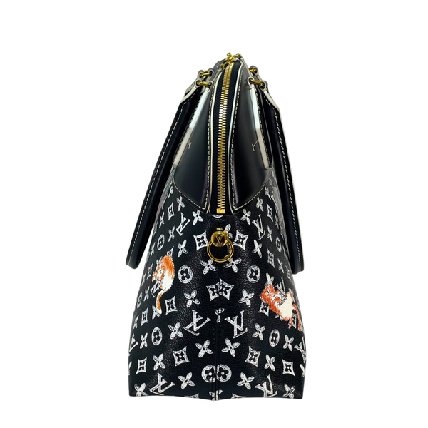 将图片加载到图库查看器,LOUIS VUITTON Limited Edition Catogram Canvas Alma Souple Bag