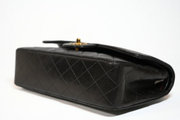 Load image into Gallery viewer, CHANEL Classic Flap Shoulder Bag Matelasse Chain Lambskin Beige Gold Hardware