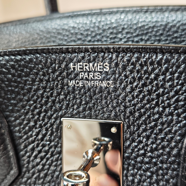 Load image into Gallery viewer, HERMES Birkin 35 Togo Leather Black Square K Stamp 2007