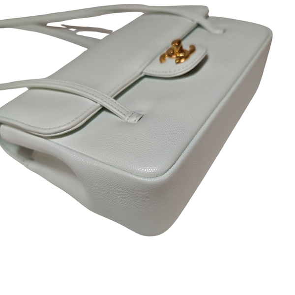 Load image into Gallery viewer, CHANEL 26 Baby Blue Preppy CC Shoulder Bag