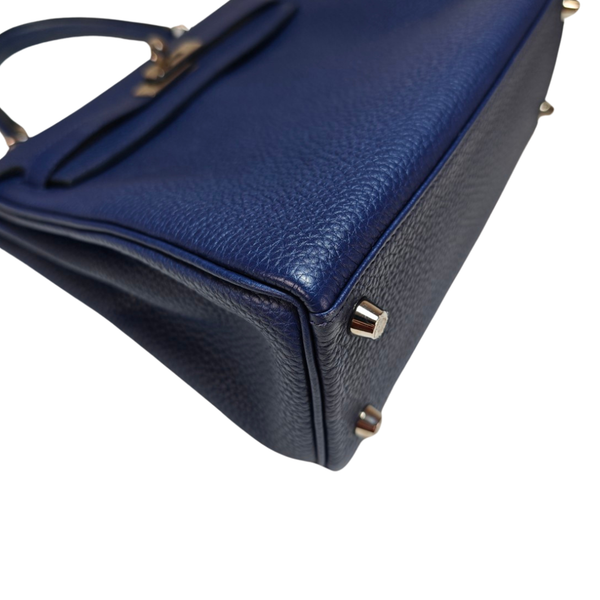 Load image into Gallery viewer, HERMES Kelly 25 Blue Nuit Togo Bag K stamp 2025