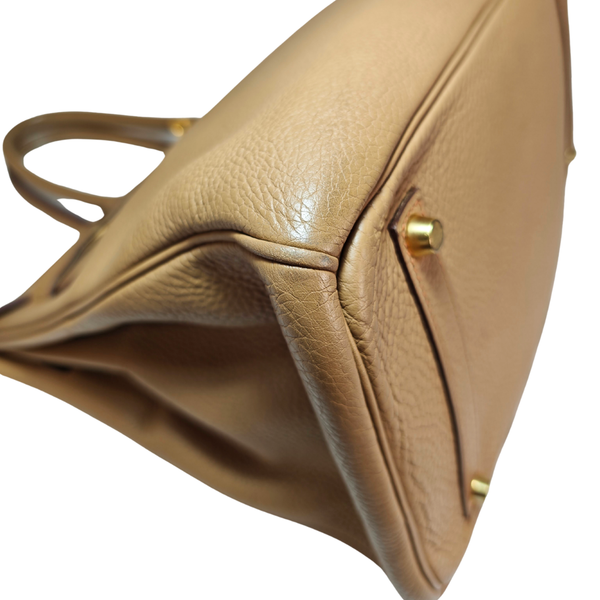 Load image into Gallery viewer, HERMES Birkin 35 Togo Leather Beige Square G Stamp 2003