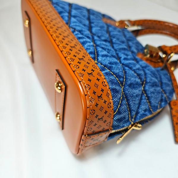 Load image into Gallery viewer, LOUIS VUITTON Malletage Denim Alma 25 M55048