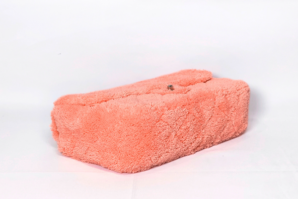 Load image into Gallery viewer, CHANEL Mixed Fibers Quilted Jumbo Flap Salmon Pink