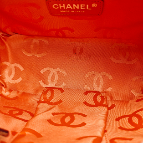 画像をギャラリービューアに読み込む, CHANEL カンボンライン ベージュ ミニハンドバッグ
