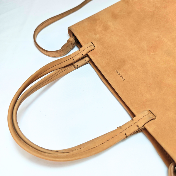 将图片加载到图库查看器,THE ROW Park Small Tote Bag in Nubuck Leather