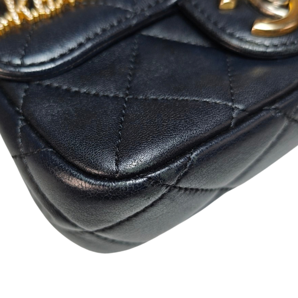 Load image into Gallery viewer, CHANEL Matelasse Clip Coco Lambskin Chain Shoulder Bag