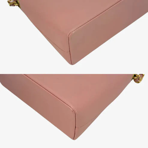 将图片加载到图库查看器,CHANEL Vintage Pink Lambskin Handbag