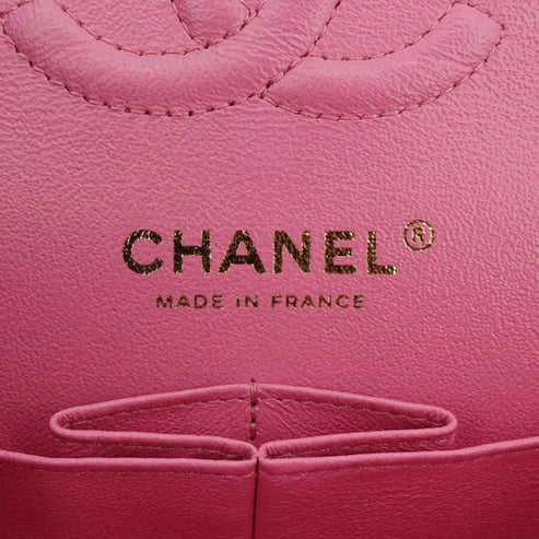 将图片加载到图库查看器,CHANEL Pink Caviar 23cm Double Flap Bag