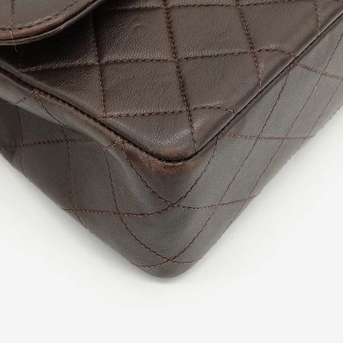 将图片加载到图库查看器,CHANEL Parent & Child Kelly Flap Bag Set Brown