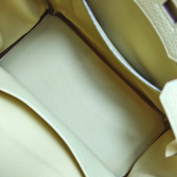 Load image into Gallery viewer, HERMES Birkin25 Jaune Poussin Togo Silver Y Stamp 2020