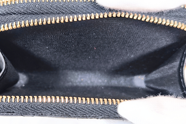 Load image into Gallery viewer, CHANEL Caviarskin Matelasse  Crossbody Chain Wallet Coin Case