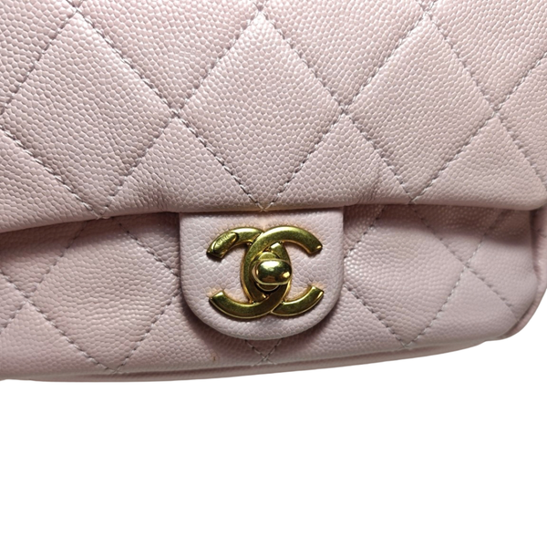 Load image into Gallery viewer, CHANEL Matelasse Chain Shoulder Bag leather Grained calfskin Pink