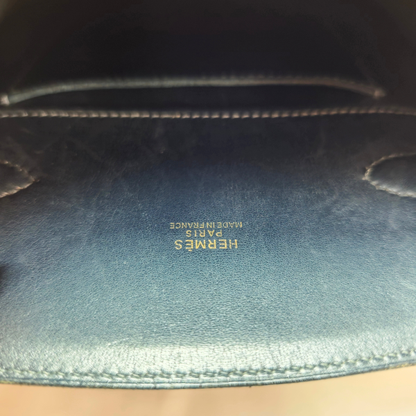 이미지를 갤러리 뷰어에 로드 , HERMES Kelly Sport MM Box Calf Black Shoulder Bag