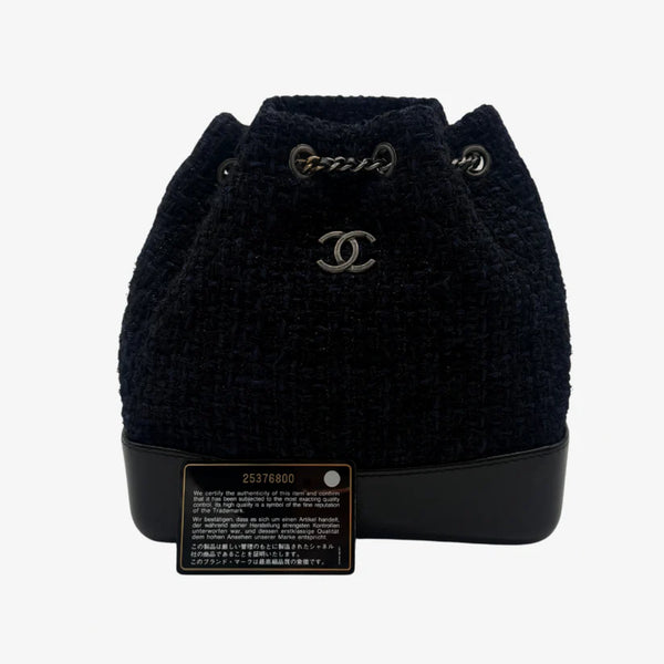 将图片加载到图库查看器,CHANEL Gabrielle Tweed Backpack