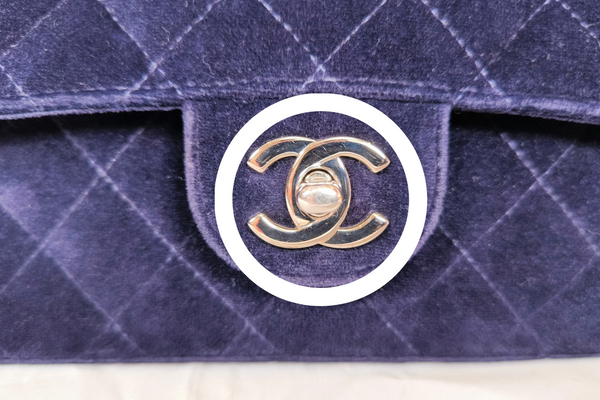 Load image into Gallery viewer, CHANEL  Velvet Matelasse Dark Navy Bagpack