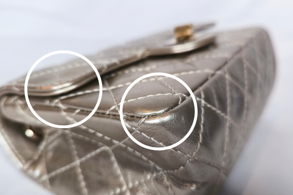 Load image into Gallery viewer, CHANEL 2.55 Mini Matelasse Gold Shoulder Bag