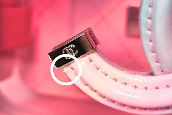 Load image into Gallery viewer, CHANEL Pink PVC & Multicolor Patent Leather CC Vanity Case